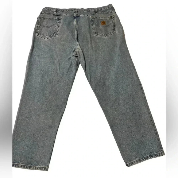 Carhartt Medium Wash Blue Denim Men’s Size 40x29. No tag. Measurements in pics. - Picture 2 of 9